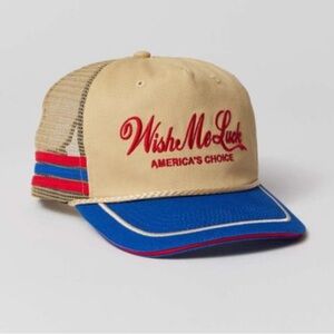 NWOT Wish Me Luck America’s Choice Trucker Hat